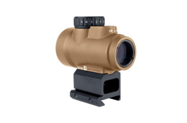 Image of Trijicon MRO SD 1x25mm Reflex Green Dot Sight, 2.0 MOA Adjustable Green Dot, with Lower 1/3 Co-witness Mount, Anodized Coyote Brown, MRO-C-2200349
