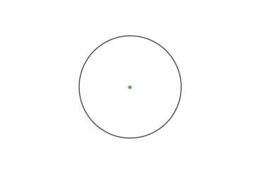 Image of Trijicon MRO SD 1x25mm Reflex Green Dot Sight, 2.0 MOA Adjustable Green Dot, with Low Mount, Black, MRO-C-2200331