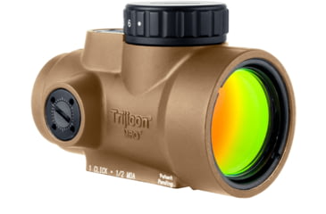 Image of Trijicon MRO SD 1x25mm Reflex Red Dot Sight, 2.0 MOA Adjustable Red Dot, Anodized Coyote Brown, MRO-C-2200325