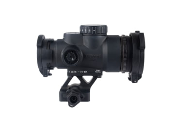 Image of Trijicon MRO SD 1x25mm Reflex Red Dot Sight, 2.0 MOA Adjustable Red Dot, with 1/3 Co-Witness Quick Release Q-LOC Mount, Black, MRO-C-2200354
