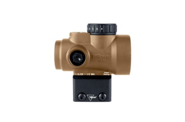 Image of Trijicon MRO SD 1x25mm Reflex Red Dot Sight, 2.0 MOA Adjustable Red Dot, with Full Co-witness Mount, Anodized Coyote Brown, MRO-C-2200327