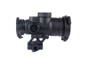 Image of Trijicon MRO SD 1x25mm Reflex Red Dot Sight, 2.0 MOA Adjustable Red Dot, with Full Co-Witness Quick Release Q-LOC Mount, Black, MRO-C-2200355