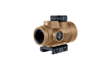 Image of Trijicon MRO SD 1x25mm Reflex Red Dot Sight, 2.0 MOA Adjustable Red Dot, with Low Mount, Anodized Coyote Brown, MRO-C-2200326