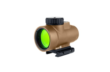 Image of Trijicon MRO SD 1x25mm Reflex Red Dot Sight, 2.0 MOA Adjustable Red Dot, with Low Mount, Anodized Coyote Brown, MRO-C-2200326