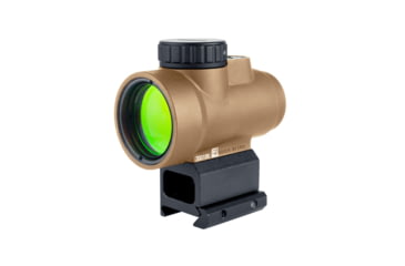 Image of Trijicon MRO SD 1x25mm Reflex Red Dot Sight, 2.0 MOA Adjustable Red Dot, with Lower 1/3 Co-witness Mount, Anodized Coyote Brown, MRO-C-2200328