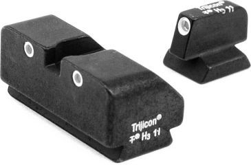 Image of Trijicon Bright &amp; Tough Night Sight Set, Green Front/Rear - Desert Eagle .50 Caliber DE01