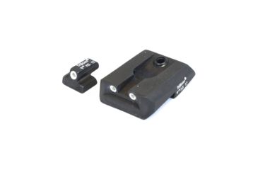 Image of Trijicon Bright &amp; Tough Night Sight Set, Green Front &amp; Rear - Novak Compact 9mm