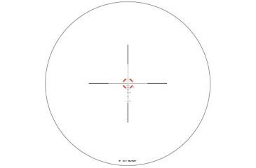 Image of DEMO, Trijicon AccuPower RS-24 1-4x24mm Rifle Scope, 30 mm Tube, Second Focal Plane, Black, Red BDC Segmented Circle .223 / 55 Grain Reticle, MOA Adjustment, 1900006-DEMO