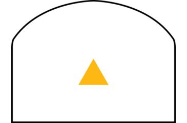 Image of Trijicon RMR Dual Illuminated Reflex Sight, 12.9 MOA Amber Triangle, RM36 Mount, Black, 700058