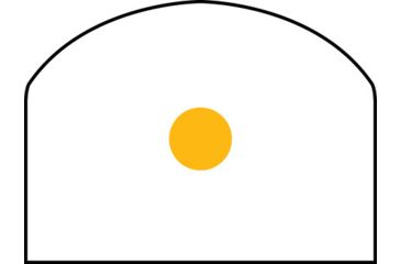 Image of Trijicon RM03 RMR Dual Illuminated Reflex Sight, 13 MOA Amber/Gold Dot, RM38 Mount, Matte, Black, 700020