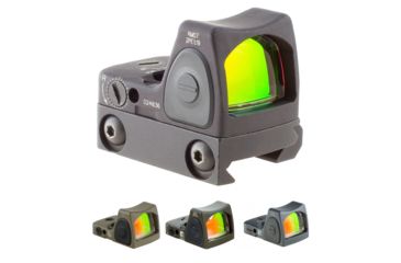Image of Trijicon RMR Type 2 Adjustable 6.5 MOA Red Dot Sight, Black, Cerakote Flat Dark Earth, Cerakote OD Green, Cerakote Sniper Gray