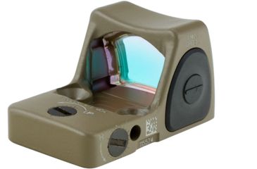 Image of Trijicon RMR Type 2 Adjustable Red Dot Sight, 6.5 MOA Red Dot, No Mount, Cerakote Flat Dark Earth, 700717