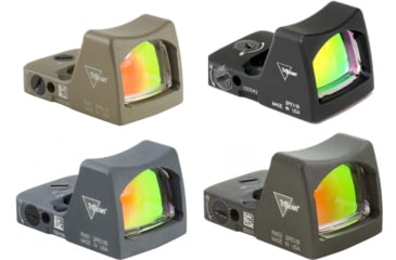 Image of Trijicon RMR Type 2 RM01 LED 3.25 MOA Red Dot Sight, Black, FDE, Gray, ODG