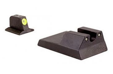 Image of Trijicon Ruger SR9, 40, 40c, HD Night Sight Set - Yellow Front Outline RA114Y