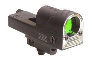 Image of Trijicon RX09-25 Reflex Cyalume Amber Chevron Reticle Night RifleSight with M16 / AR15 Top of Handle Mount