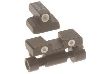 Image of Trijicon Bright &amp; Tough Night Sight Set for S&amp;W, pt45 or 10mm, Adjustpt 3 Dot, Green Front, Orange Rear SA02O