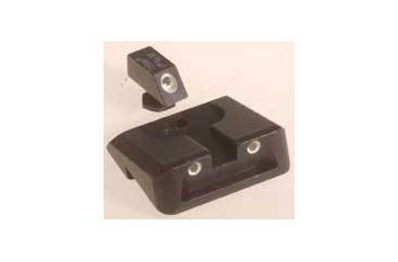 Image of Trijicon Bright &amp; Tough 3 Dot Night Sight Set for Sigma 9mm, Green Front, Yellow Rear SA21Y
