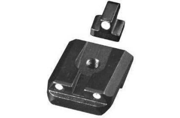 Image of Trijicon Bright &amp; Tough 3 Dot Night Sight Set, Green Front/Orange Rear - SA35 Novak .45/.40/10mm