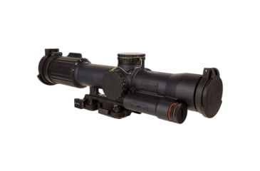 Image of Trijicon SCO VCOG Rifle Scope w/ Larue Tactical LT799 Mount, 1-8x28mm, FFP, Circle / Crosshair Reticle, Matte, Black, 2400012