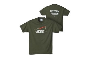 Image of Trijicon Short Sleeve T-Shirt with Freedom Tagline, Olive, XX-Large AP42-XXL