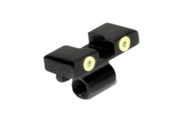 Image of Trijicon Bright &amp; Tough Smith And Wesson 9Mm Adjustable Rear Sight Yellow Lamp SA01R-Y