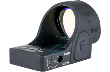 Image of Trijicon SRO Adjustable LED Red Dot Reflex Sight, 1x, Green 2.5 MOA Dot Reticle, Anodized, Black, SRO2-2500027