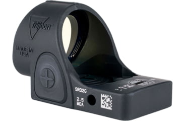 Image of Trijicon SRO Adjustable LED Red Dot Reflex Sight, 1x, Green 2.5 MOA Dot Reticle, Anodized, Black, SRO2-2500027