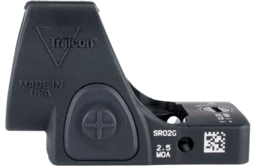 Image of Trijicon SRO Adjustable LED Red Dot Reflex Sight, 1x, Green 2.5 MOA Dot Reticle, Anodized, Black, SRO2-2500027