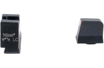 Image of Trijicon Suppressor/Optic Height Sight Set, Orange Front/Black Rear &amp; Green Lamp, Glock 17, 17L, 19, 22 - 28, 31 - 35, 37 - 39, 45, Black, 601134