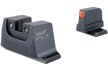 Image of Trijicon Suppressor/Optic Height Sight Set with Orange Front/Black Rear &amp; Green Tritium - for M&amp;P C.O.R.E, M&amp;P M2.0 Optics Ready, Black, 601148