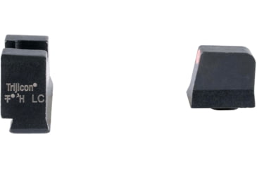 Image of Trijicon Suppressor/Optic Height Sight Set, Orange Front/Metal Rear &amp; Green Lamp, Glock 17, 17L, 19, 22 - 28, 31 - 35, 37 - 39, 45, Black, 601138