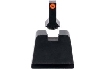 Image of Trijicon Suppressor/Optic Height Sight Set, Orange Front/Metal Rear &amp; Green Front Lamp, Glock  42, 43, 43x, 43e, 48, Black, 601146
