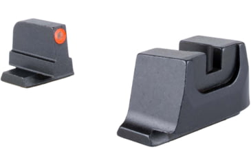 Image of Trijicon Suppressor/Optic Height Sight Set with Orange Front/Metal Rear &amp; Green Front Lamp - for M&amp;P C.O.R.E, M&amp;P M2.0 Optics Ready, Black, 601151
