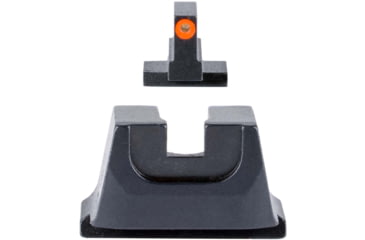 Image of Trijicon Suppressor/Optic Height Sight Set with Orange Front/Metal Rear &amp; Green Front Lamp - for M&amp;P C.O.R.E, M&amp;P M2.0 Optics Ready, Black, 601151