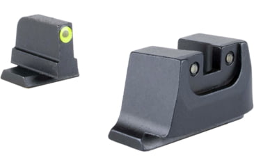 Image of Trijicon Suppressor/Optic Height Sight Set with Yellow Front/Black Rear &amp; Green Tritium - for M&amp;P C.O.R.E, M&amp;P M2.0 Optics Ready, Black, 601149