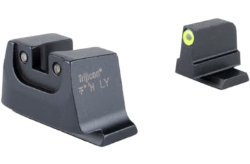 Image of Trijicon Suppressor/Optic Height Sight Set with Yellow Front/Black Rear &amp; Green Tritium - for M&amp;P C.O.R.E, M&amp;P M2.0 Optics Ready, Black, 601149