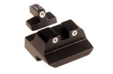 Image of Trijicon Bright &amp; Tough S&amp;W Compact .45 Long Rear Night Sights - Green Front &amp; Orange Rear SA10O