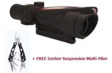 Image of Trijicon TA11B ACOG 3.5x35 Rifle Scope w/ Circle &amp; Red Chevron BAC Reticle with FREE Gerber Suspension Multi-Plier 1471