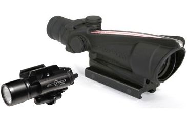 Image of Trijicon ACOG 3.5x35 Scope with Surefire Flashlight