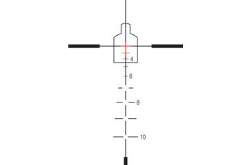 Image of Trijicon Red Crosshair .223 Ballistic Reticle