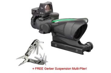 Image of Trijicon ACOG 4x32 Scope, 4.0 MOA RMR Sight, FREE Gerber Suspension Multi-Plier