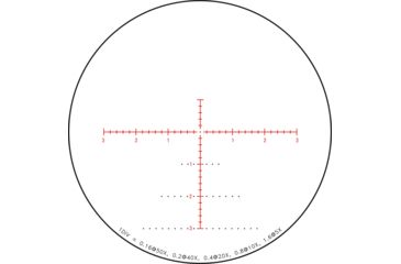 Image of Trijicon Tenmile TM5056 5-50x56mm Rifle Scope, 34 mm Tube, Second Focal Plane, Black, Green/Red MRAD Center Dot w/ Wind Holds Reticle, Mil Rad Adjustment, 3000017