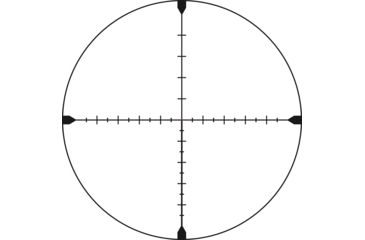 Image of Trijicon Tenmile TM2450 4-24x50mm Rifle Scope, 30 mm Tube, Second Focal Plane, Black, Red MRAD Ranging Reticle, Mil Rad Adjustment, 3000007