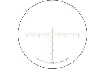 Image of Trijicon Tenmile HX TMHX1850 3-18x50mm Rifle Scope, 30 mm Tube, Second Focal Plane, Black, Green/Red MRAD Center Dot Reticle, Mil Rad Adjustment, 3000009