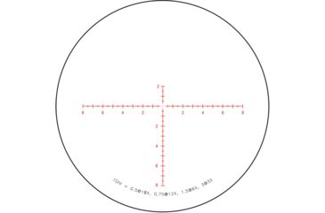 Image of Trijicon Tenmile HX TMHX1850 3-18x50mm Rifle Scope, 30 mm Tube, Second Focal Plane, Black, Green/Red MRAD Center Dot Reticle, Mil Rad Adjustment, 3000009