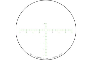 Image of Trijicon Tenmile HX TMHX1850 3-18x50mm Rifle Scope, 30 mm Tube, Second Focal Plane, Black, Green/Red MRAD Center Dot Reticle, Mil Rad Adjustment, 3000009
