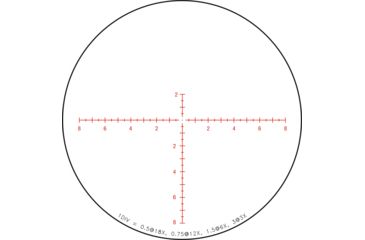 Image of Trijicon Tenmile HX TMHX1850 3-18x50mm Rifle Scope, 30 mm Tube, Second Focal Plane, Black, Green/Red MRAD Center Dot Reticle, Mil Rad Adjustment, 3000009