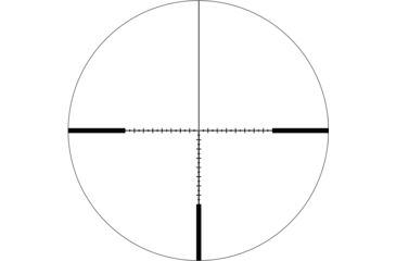 Image of Trijicon Tenmile HX TMHX2450 6-24x50mm Rifle Scope, 30 mm Tube, Second Focal Plane, Black, Green MOA Ranging Reticle, MOA Adjustment, 3000004