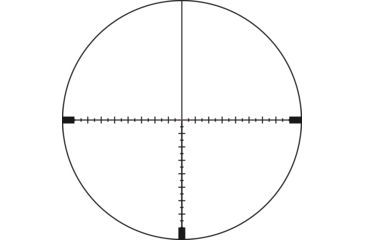 Image of Trijicon Tenmile HX TMHX2450 6-24x50mm Rifle Scope, 30 mm Tube, Second Focal Plane, Black, Red MOA Ranging Reticle, MOA Adjustment, 3000003