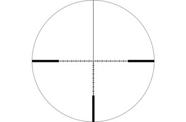 Image of Trijicon Tenmile HX TMHX2450 6-24x50mm Rifle Scope, 30 mm Tube, Second Focal Plane, Black, Red MOA Ranging Reticle, MOA Adjustment, 3000003
